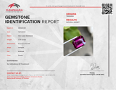 Purple Garnet 2.90 Carats Emerald Cut